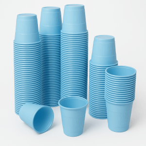 Disposable Patient Cups, Blue